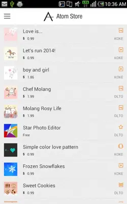 Atom Store android App screenshot 3